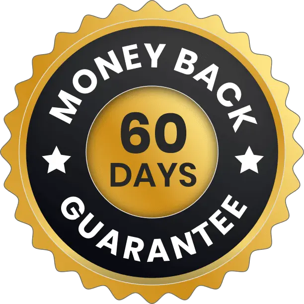 Glycopezil 60 day money back guarantee badge